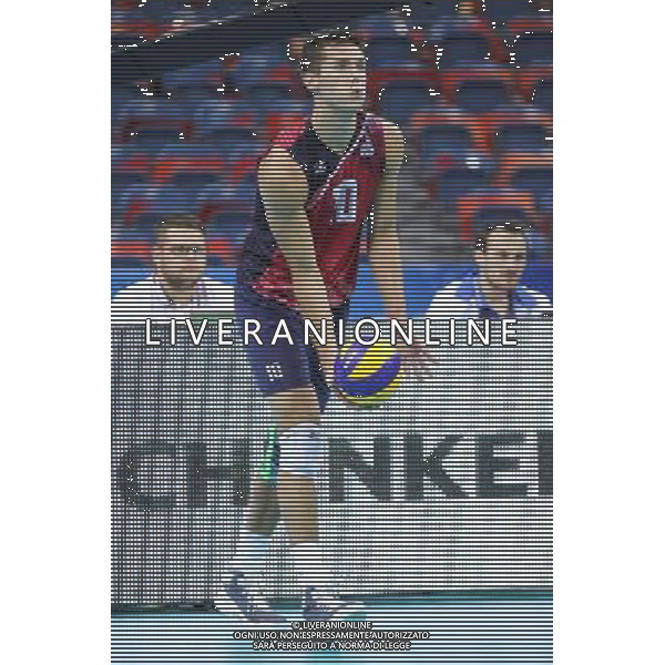 14.07.2016 KRAKOW SIATKOWKA MEZCZYZN LIGA SWIATOWA 2016 TURNIEJ FINALOWY FIVB VOLLEYBALL WORLD LEAGUE FINAL SIX 2016 MECZ USA - WLOCHY ( USA - Italy ) N/Z THOMAS JAESCHKE SYLWETKA FOT MACIEJ GOCLON / FOTONEWS / NEWSPIX.PL --- Newspix.pl /AGENZIA ALDO LIVERANI SAS - ITALY ONLY EDITORIAL USE ONLY USA - ITALIA Volley Men World League 2016 torneo finale FIVB VOLLEY WORLD LEAGUE FINAL SIX 2016 - CRACOVIA 14/07/2016 *** Local Caption *** www.newspix.pl mail us: info@newspix.pl call us: 0048 022 23 22 222 --- Polish Picture Agency by Ringier Axel Springer Poland