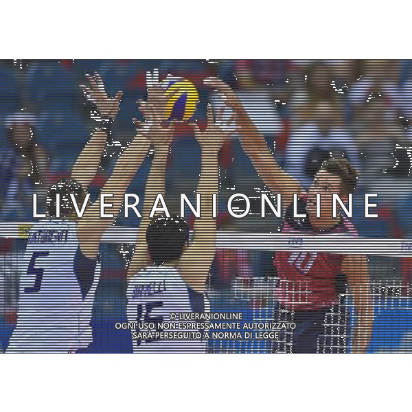 2016.07.14 Krakow Siatkowka mezczyzn Liga Swiatowa 2016 Finaly Wlochy - USA N/z Thomas Jaeschke (USA) Foto Lukasz Laskowski / PressFocus 2016.07.14 Krakow FIVB Volleyball World League Finals Italy vs USA Thomas Jaeschke (USA) Credit: Lukasz Laskowski / PressFocus / NEWSPIX.PL --- Newspix.pl /AGENZIA ALDO LIVERANI SAS - ITALY ONLY EDITORIAL USE ONLY USA - ITALIA Volley Men World League 2016 torneo finale FIVB VOLLEY WORLD LEAGUE FINAL SIX 2016 - CRACOVIA 14/07/2016 *** Local Caption *** www.newspix.pl mail us: info@newspix.pl call us: 0048 022 23 22 222 --- Polish Picture Agency by Ringier Axel Springer Poland