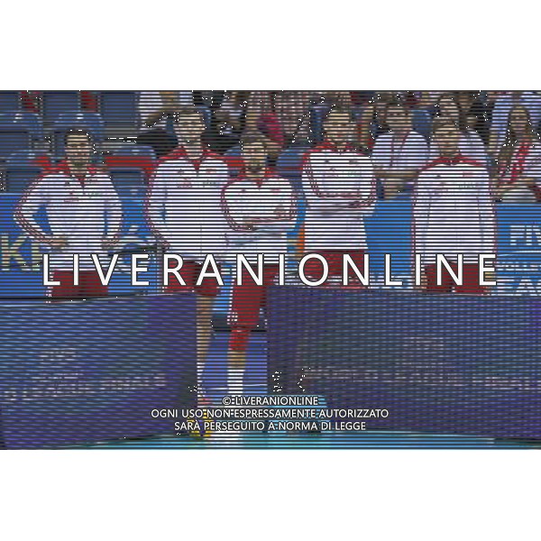 14.07.2016 KRAKOW SIATKOWKA MEZCZYZN LIGA SWIATOWA 2016 TURNIEJ FINALOWY FIVB VOLLEYBALL WORLD LEAGUE FINAL SIX 2016 MECZ POLSKA - SERBIA ( Poland - Serbia ) N/Z LAWKA KWADRAT REZERWOWYCH FABIAN DRZYZGA PIOTR NOWAKOWSKI MICHAL KUBIAK BARTOSZ KUREK BARTOSZ BEDNORZ FOT MACIEJ GOCLON / FOTONEWS / NEWSPIX.PL --- Newspix.pl /AGENZIA ALDO LIVERANI SAS - ONLY ITALY - EDITORIAL USE ONLY - POLONIA - SERBIA Volley Men World League 2016 torneo finale FIVB VOLLEY WORLD LEAGUE FINAL SIX 2016 - CRACOVIA 14/07/2016 *** Local Caption *** www.newspix.pl mail us: info@newspix.pl call us: 0048 022 23 22 222 --- Polish Picture Agency by Ringier Axel Springer Poland