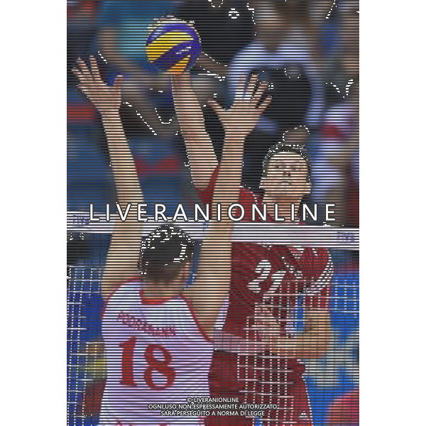 2016.07.14 Krakow Siatkowka mezczyzn Liga Swiatowa 2016 Finaly Polska - Serbia N/z Rafal Buszek (POL) Foto Lukasz Laskowski / PressFocus 2016.07.14 Krakow FIVB Volleyball World League Finals Poland vs Serbia Rafal Buszek (POL) Credit: Lukasz Laskowski / PressFocus / NEWSPIX.PL --- Newspix.pl /AGENZIA ALDO LIVERANI SAS - ONLY ITALY - EDITORIAL USE ONLY - POLONIA - SERBIA Volley Men World League 2016 torneo finale FIVB VOLLEY WORLD LEAGUE FINAL SIX 2016 - CRACOVIA 14/07/2016 *** Local Caption *** www.newspix.pl mail us: info@newspix.pl call us: 0048 022 23 22 222 --- Polish Picture Agency by Ringier Axel Springer Poland