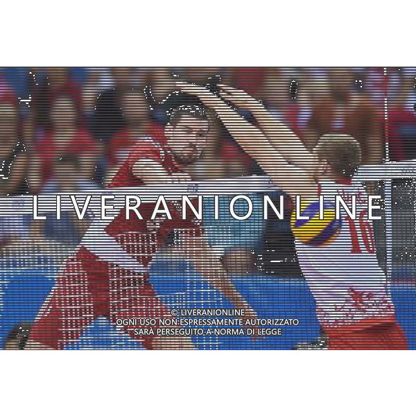 2016.07.14 Krakow Siatkowka mezczyzn Liga Swiatowa 2016 Finaly Polska - Serbia N/z Dawid Konarski (POL) Drazen Luburic (SRB) Foto Lukasz Laskowski / PressFocus 2016.07.14 Krakow FIVB Volleyball World League Finals Poland vs Serbia Dawid Konarski (POL) Drazen Luburic (SRB) Credit: Lukasz Laskowski / PressFocus / NEWSPIX.PL --- Newspix.pl /AGENZIA ALDO LIVERANI SAS - ONLY ITALY - EDITORIAL USE ONLY - POLONIA - SERBIA Volley Men World League 2016 torneo finale FIVB VOLLEY WORLD LEAGUE FINAL SIX 2016 - CRACOVIA 14/07/2016 *** Local Caption *** www.newspix.pl mail us: info@newspix.pl call us: 0048 022 23 22 222 --- Polish Picture Agency by Ringier Axel Springer Poland