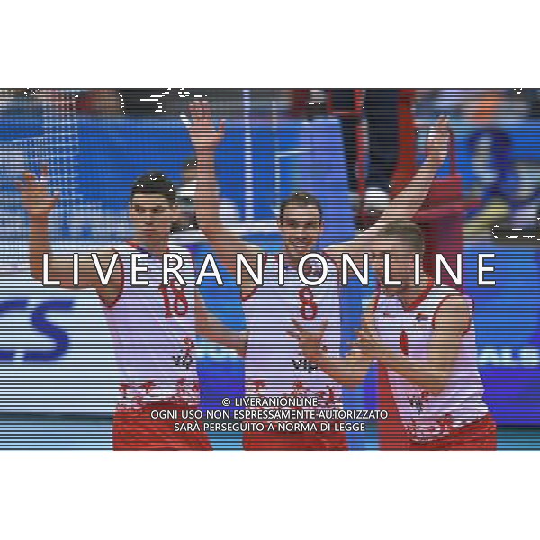2016.07.14 Krakow Siatkowka mezczyzn Liga Swiatowa 2016 Finaly Polska - Serbia N/z Marko Podrascanin (SRB) Marko Ivovic (SRB) Nikola Jovovic (SRB) Foto Lukasz Laskowski / PressFocus 2016.07.14 Krakow FIVB Volleyball World League Finals Poland vs Serbia Marko Podrascanin (SRB) Marko Ivovic (SRB) Nikola Jovovic (SRB) Credit: Lukasz Laskowski / PressFocus / NEWSPIX.PL --- Newspix.pl /AGENZIA ALDO LIVERANI SAS - ONLY ITALY - EDITORIAL USE ONLY - POLONIA - SERBIA Volley Men World League 2016 torneo finale FIVB VOLLEY WORLD LEAGUE FINAL SIX 2016 - CRACOVIA 14/07/2016 *** Local Caption *** www.newspix.pl mail us: info@newspix.pl call us: 0048 022 23 22 222 --- Polish Picture Agency by Ringier Axel Springer Poland