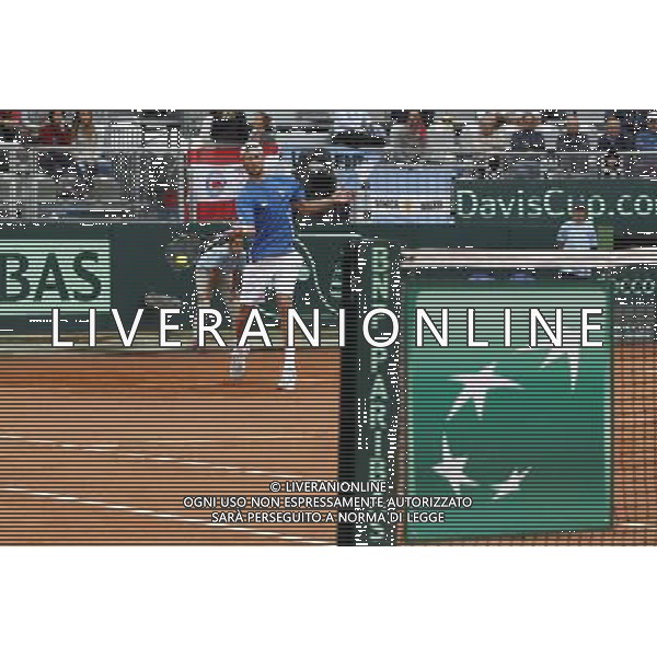 Coppa Davis, Italia vs Argentina, Quarti di finale del gruppo mondiale Davis Cup BNP Paribas, Primo giorno, 15/07/2016, nella foto: ANDREAS SEPPI, ©Claudio Zamagni/Agenzia Aldo Liverani s.a.s.