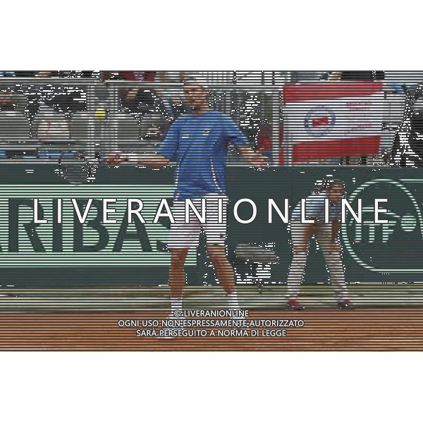 Coppa Davis, Italia vs Argentina, Quarti di finale del gruppo mondiale Davis Cup BNP Paribas, Primo giorno, 15/07/2016, nella foto: ANDREAS SEPPI, ©Claudio Zamagni/Agenzia Aldo Liverani s.a.s.