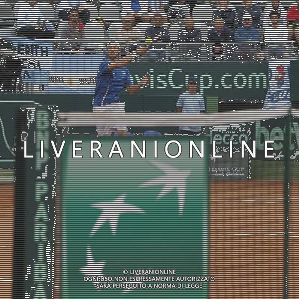 Coppa Davis, Italia vs Argentina, Quarti di finale del gruppo mondiale Davis Cup BNP Paribas, Primo giorno, 15/07/2016, nella foto: ANDREAS SEPPI, ©Claudio Zamagni/Agenzia Aldo Liverani s.a.s.