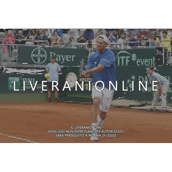 Coppa Davis, Italia vs Argentina, Quarti di finale del gruppo mondiale Davis Cup BNP Paribas, Primo giorno, 15/07/2016, nella foto: A. SEPPI, ©Claudio Zamagni/Agenzia Aldo Liverani s.a.s.