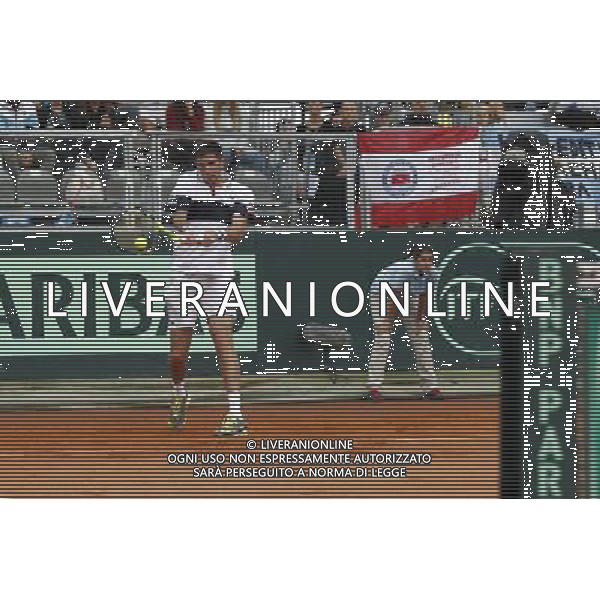 Coppa Davis, Italia vs Argentina, Quarti di finale del gruppo mondiale Davis Cup BNP Paribas, Primo giorno, 15/07/2016, nella foto: F. DELBONIS, ©Claudio Zamagni/Agenzia Aldo Liverani s.a.s.