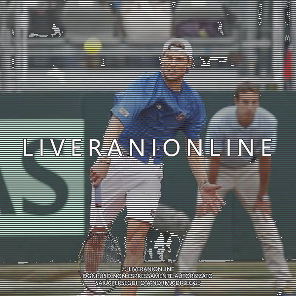 Coppa Davis, Italia vs Argentina, Quarti di finale del gruppo mondiale Davis Cup BNP Paribas, Primo giorno, 15/07/2016, nella foto: A. SEPPI, ©Claudio Zamagni/Agenzia Aldo Liverani s.a.s. ©Claudio Zamagni/Agenzia Aldo Liverani s.a.s.
