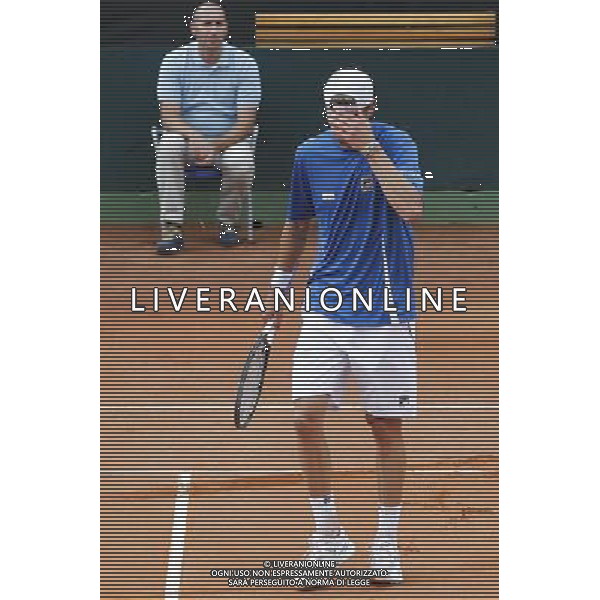 Coppa Davis, Italia vs Argentina, Quarti di finale del gruppo mondiale Davis Cup BNP Paribas, Primo giorno, 15/07/2016, nella foto: A. SEPPI, ©Claudio Zamagni/Agenzia Aldo Liverani s.a.s.