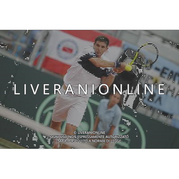 Coppa Davis, Italia vs Argentina, Quarti di finale del gruppo mondiale Davis Cup BNP Paribas, Primo giorno, 15/07/2016, nella foto: F. DELBONIS, Â©Claudio Zamagni/Agenzia Aldo Liverani s.a.s.