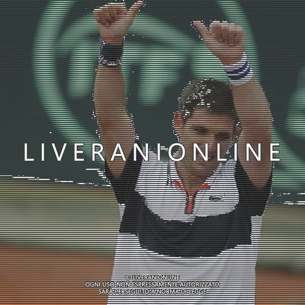Coppa Davis, Italia vs Argentina, Quarti di finale del gruppo mondiale Davis Cup BNP Paribas, Primo giorno, 15/07/2016, nella foto: F. DELBONIS, Â©Claudio Zamagni/Agenzia Aldo Liverani s.a.s.