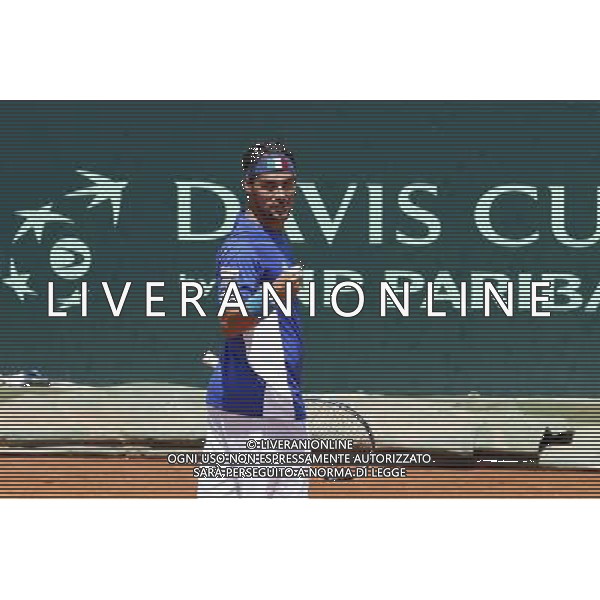 Coppa Davis, Italia vs Argentina, Quarti di finale del gruppo mondiale Davis Cup BNP Paribas, secondo giorno, FABIO FOGNINI vs JUAN MONACO, 16/07/2016, nella foto: FABIO FOGNINI, ©Claudio Zamagni/Agenzia Aldo Liverani s.a.s.