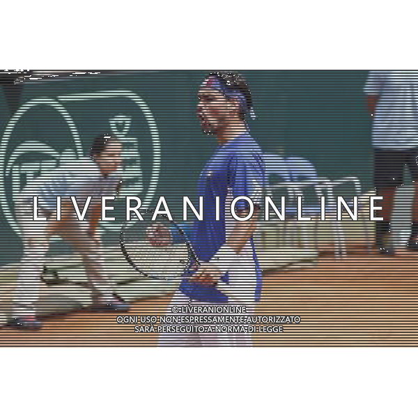 Coppa Davis, Italia vs Argentina, Quarti di finale del gruppo mondiale Davis Cup BNP Paribas, secondo giorno, FABIO FOGNINI vs JUAN MONACO, 16/07/2016, nella foto: ESULTANZA FIGNINI, ©Claudio Zamagni/Agenzia Aldo Liverani s.a.s.