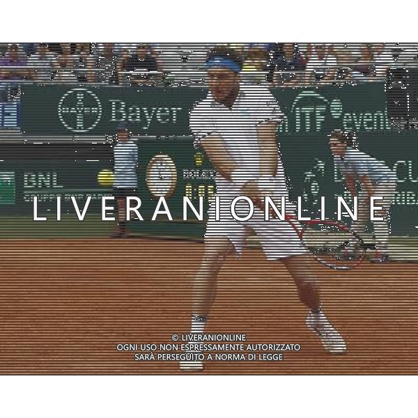 Coppa Davis, Italia vs Argentina, Quarti di finale del gruppo mondiale Davis Cup BNP Paribas, secondo giorno, FABIO FOGNINI vs JUAN MONACO, 16/07/2016, nella foto: JUAN MONACO, ©Claudio Zamagni/Agenzia Aldo Liverani s.a.s.