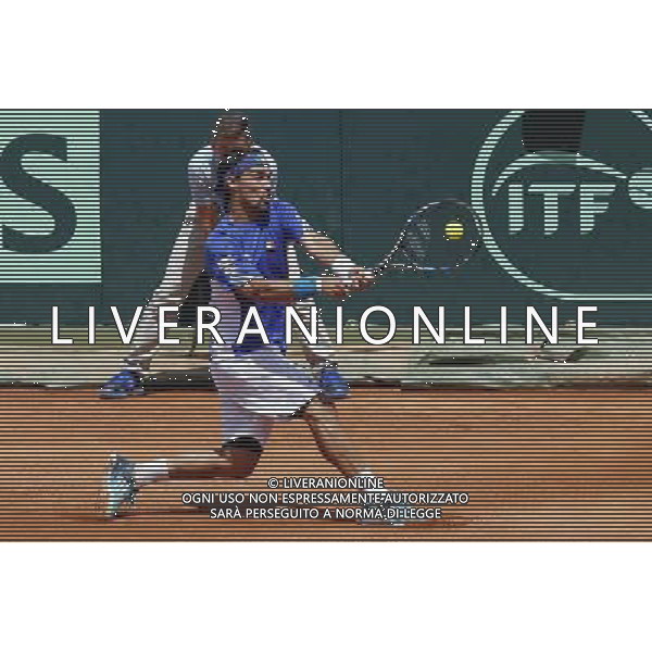 Coppa Davis, Italia vs Argentina, Quarti di finale del gruppo mondiale Davis Cup BNP Paribas, secondo giorno, FABIO FOGNINI vs JUAN MONACO, 16/07/2016, nella foto: FABIO FOGNINI, ©Claudio Zamagni/Agenzia Aldo Liverani s.a.s.