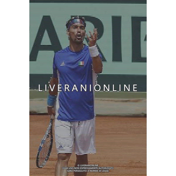 Coppa Davis, Italia vs Argentina, Quarti di finale del gruppo mondiale Davis Cup BNP Paribas, secondo giorno, FABIO FOGNINI vs JUAN MONACO, 16/07/2016, nella foto: FABIO FOGNINI, ©Claudio Zamagni/Agenzia Aldo Liverani s.a.s.