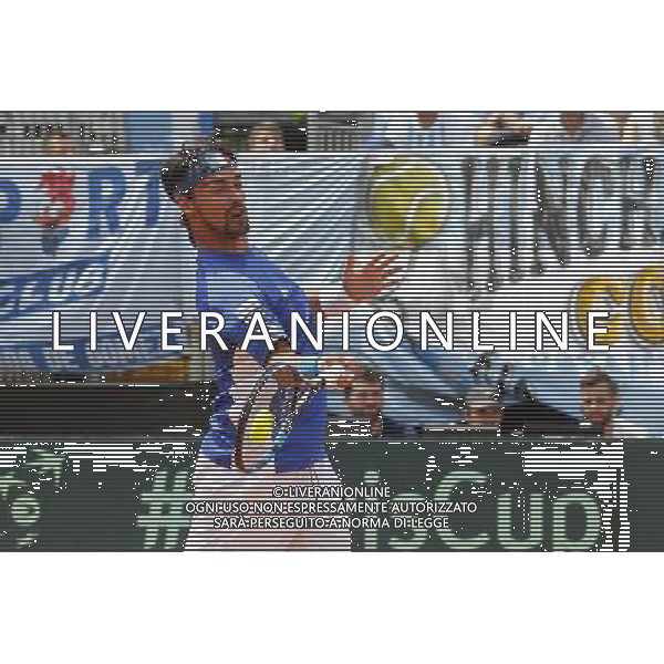 Coppa Davis, Italia vs Argentina, Quarti di finale del gruppo mondiale Davis Cup BNP Paribas, secondo giorno, FABIO FOGNINI vs JUAN MONACO, 16/07/2016, nella foto: FABIO FOGNINI, ©Claudio Zamagni/Agenzia Aldo Liverani s.a.s.