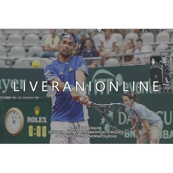 Coppa Davis, Italia vs Argentina, Quarti di finale del gruppo mondiale Davis Cup BNP Paribas, secondo giorno, FABIO FOGNINI vs JUAN MONACO, 16/07/2016, nella foto: FABIO FOGNINI, ©Claudio Zamagni/Agenzia Aldo Liverani s.a.s.