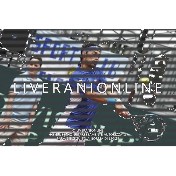 Coppa Davis, Italia vs Argentina, Quarti di finale del gruppo mondiale Davis Cup BNP Paribas, secondo giorno, FABIO FOGNINI vs JUAN MONACO, 16/07/2016, nella foto: FABIO FOGNINI, ©Claudio Zamagni/Agenzia Aldo Liverani s.a.s.