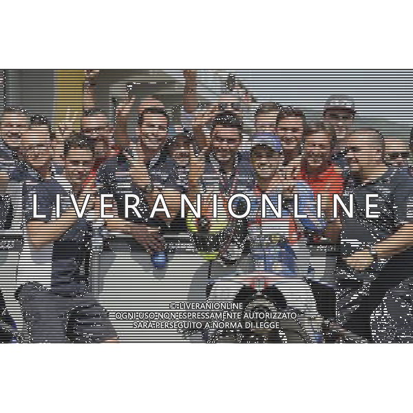 16.07.2016. Sachsenring, Germania. Hector Barbera durante il parco chiuso. - Motomondiale ©PIAZZOLLA/AGENZIA ALDO LIVERANI SAS