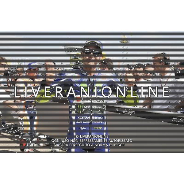 16.07.2016. Sachsenring, Germania. Valentino Rossi durante il parco chiuso. - Motomondiale ©PIAZZOLLA/AGENZIA ALDO LIVERANI SAS