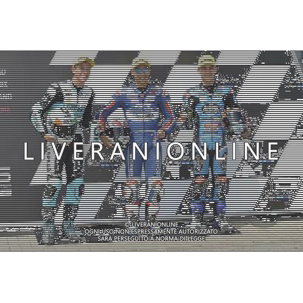 16.07.2016. Sachsenring, Germania.Andrea Locatelli, Enea Bastianini, Aron Canet durante il parco chiiuso. ©piazzolla/AGENZIA ALDO LIVERANI SAS