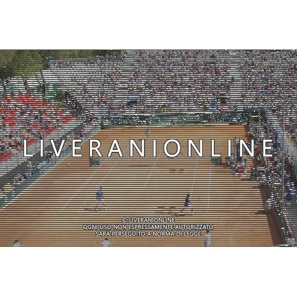 Coppa Davis, Italia vs Argentina, Quarti di finale del gruppo mondiale Davis Cup BNP Paribas, secondo giorno, il doppio tra PAOLO LORENZI, FABIO FOGNINI vs JUAN DEL PORTO, GUIDO PELLA, 16/07/2016, nella foto: IL CAMPO DA GIOCO, ©Claudio Zamagni/Agenzia Aldo Liverani s.a.s.