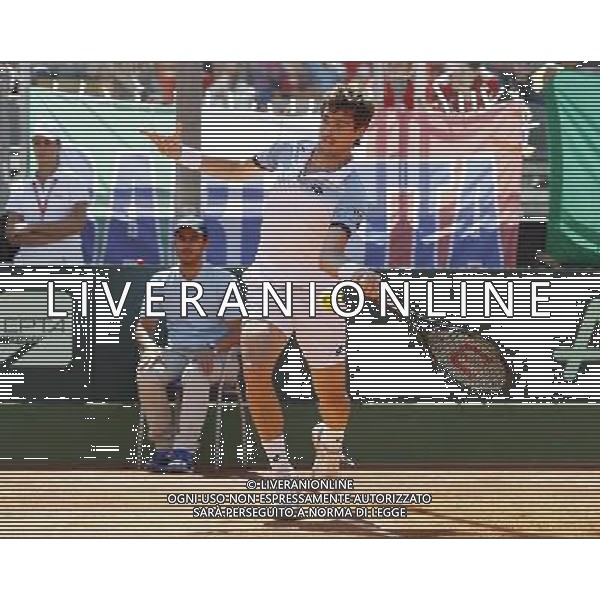 Coppa Davis, Italia vs Argentina, Quarti di finale del gruppo mondiale Davis Cup BNP Paribas, secondo giorno, il doppio tra PAOLO LORENZI, FABIO FOGNINI vs JUAN DEL PORTO, GUIDO PELLA, 16/07/2016, nella foto: GUIDO PELLA, ©Claudio Zamagni/Agenzia Aldo Liverani s.a.s.