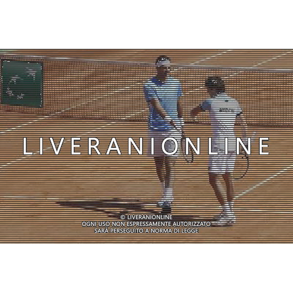 Coppa Davis, Italia vs Argentina, Quarti di finale del gruppo mondiale Davis Cup BNP Paribas, secondo giorno, il doppio tra PAOLO LORENZI, FABIO FOGNINI vs JUAN DEL PORTO, GUIDO PELLA, 16/07/2016, nella foto: DEL PORTO, G. PELLA, ©Claudio Zamagni/Agenzia Aldo Liverani s.a.s.