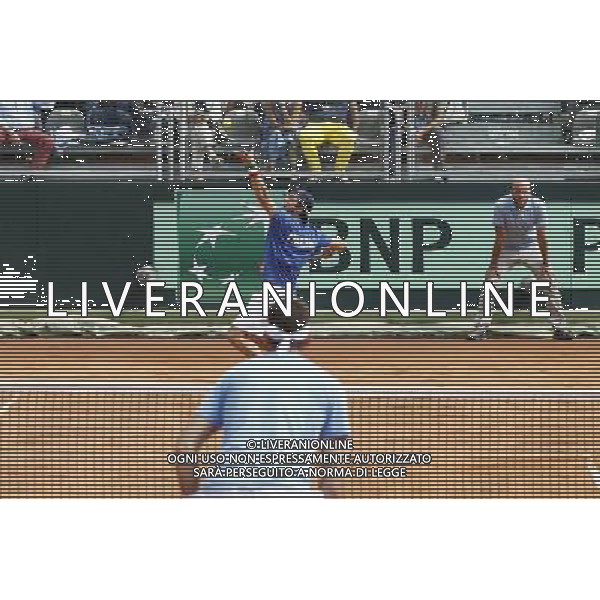 Coppa Davis, Italia vs Argentina, Quarti di finale del gruppo mondiale Davis Cup BNP Paribas, secondo giorno, il doppio tra PAOLO LORENZI, FABIO FOGNINI vs JUAN DEL PORTO, GUIDO PELLA, 16/07/2016, nella foto: PAOLO LORENZI, JUAN DEL PORTO, ©Claudio Zamagni/Agenzia Aldo Liverani s.a.s.