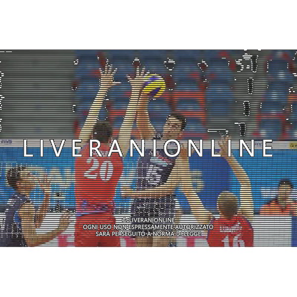 16.07.2016 KRAKOW TAURON ARENA UL. LEMA 7 ( POLAND ) SIATKOWKA MEZCZYZN ( MEN\'S VOLLEYBALL ) FINAL LIGI SWIATOWEJ 2016 - FINAL SIX ( FIVB WORLD LEAGUE FINALS KRAKOW 2016 ) POLFINAL WLOCHY -SERBIA (SEMI FINAL GAME ITALY - SERBIA) NZ ATAKUJE (C) EMANUELE BIRARELLI FOTO JAKUB PIASECKI / CYFRASPORT / NEWSPIX.PL --- Newspix.pl /AGENZIA ALDO LIVERANI SAS - ONLY ITALY - SERBIA - ITALIA Volley Men World League 2016 semifinale FIVB VOLLEY WORLD LEAGUE FINAL SIX 16/07/2016 *** Local Caption *** www.newspix.pl mail us: info@newspix.pl call us: 0048 022 23 22 222 --- Polish Picture Agency by Ringier Axel Springer Poland