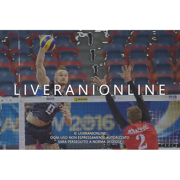 16.07.2016 KRAKOW TAURON ARENA UL. LEMA 7 ( POLAND ) SIATKOWKA MEZCZYZN ( MEN\'S VOLLEYBALL ) FINAL LIGI SWIATOWEJ 2016 - FINAL SIX ( FIVB WORLD LEAGUE FINALS KRAKOW 2016 ) POLFINAL WLOCHY -SERBIA (SEMI FINAL GAME ITALY - SERBIA) NZ (L) IVAN ZAYTSEV FOTO JAKUB PIASECKI / CYFRASPORT / NEWSPIX.PL --- Newspix.pl /AGENZIA ALDO LIVERANI SAS - ONLY ITALY - SERBIA - ITALIA Volley Men World League 2016 semifinale FIVB VOLLEY WORLD LEAGUE FINAL SIX 16/07/2016 *** Local Caption *** www.newspix.pl mail us: info@newspix.pl call us: 0048 022 23 22 222 --- Polish Picture Agency by Ringier Axel Springer Poland