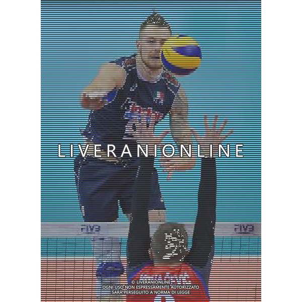 2016.07.16 Krakow Siatkowka mezczyzn Liga Swiatowa 2016 Finaly polfinal Serbia - Wlochy N/z Ivan Zaytsev (ITA) Foto Lukasz Laskowski / PressFocus 2016.07.16 Men Volleyball World League Finals semifinal game Serbia vs Italy Ivan Zaytsev (ITA) Credit: Lukasz Laskowski / PressFocus / NEWSPIX.PL