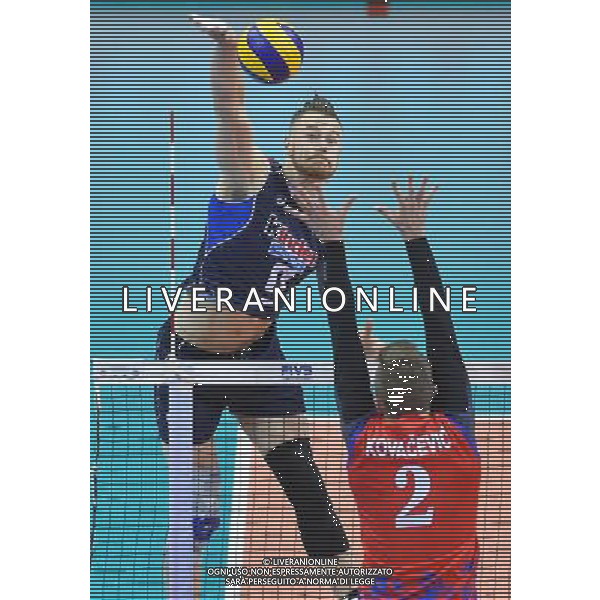 2016.07.16 Krakow Siatkowka mezczyzn Liga Swiatowa 2016 Finaly polfinal Serbia - Wlochy N/z Ivan Zaytsev (ITA) Foto Lukasz Laskowski / PressFocus 2016.07.16 Men Volleyball World League Finals semifinal game Serbia vs Italy Ivan Zaytsev (ITA) Credit: Lukasz Laskowski / PressFocus / NEWSPIX.PL