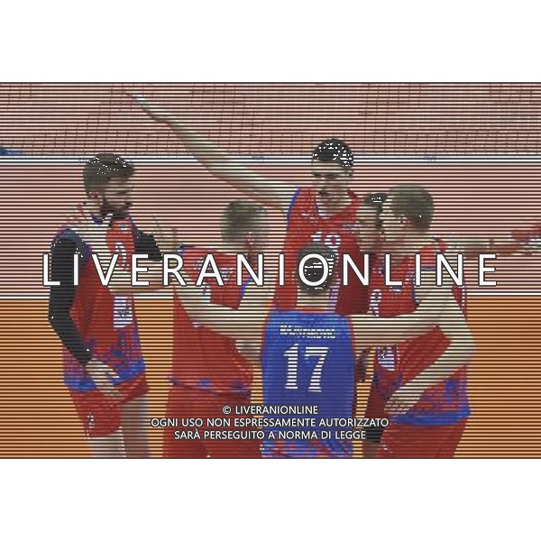 2016.07.16 Krakow Siatkowka mezczyzn Liga Swiatowa 2016 Finaly polfinal Serbia - Wlochy N/z Uros Kovacevic (SRB) Marko Podrascanin (SRB) Marko Ivovic (SRB) Foto Lukasz Laskowski / PressFocus 2016.07.16 Men Volleyball World League Finals semifinal game Serbia vs Italy Uros Kovacevic (SRB) Marko Podrascanin (SRB) Marko Ivovic (SRB) Credit: Lukasz Laskowski / PressFocus / NEWSPIX.PL