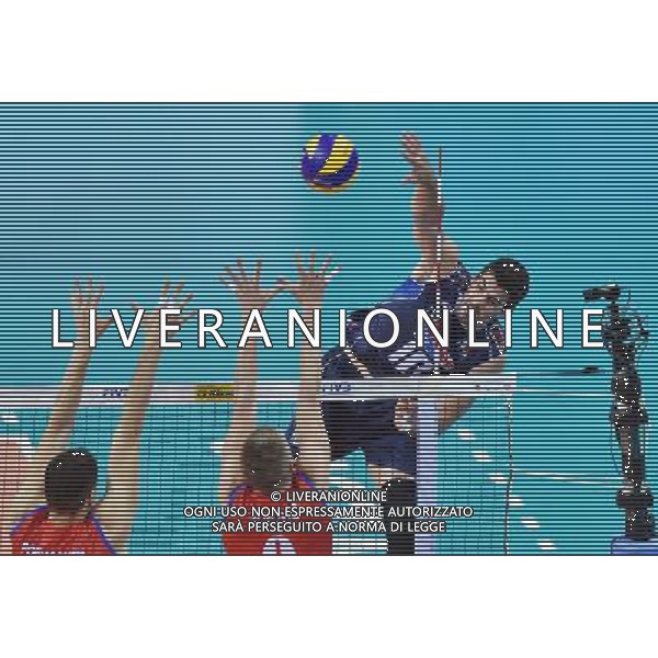 2016.07.16 Krakow Siatkowka mezczyzn Liga Swiatowa 2016 Finaly polfinal Serbia - Wlochy N/z Filippo Lanza (ITA) Foto Lukasz Laskowski / PressFocus 2016.07.16 Men Volleyball World League Finals semifinal game Serbia vs Italy Filippo Lanza (ITA) Credit: Lukasz Laskowski / PressFocus / NEWSPIX.PL