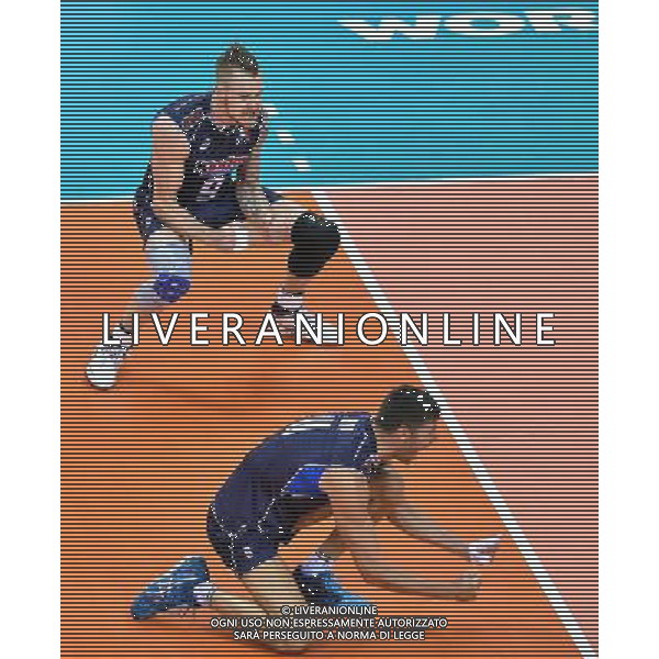 2016.07.16 Krakow Siatkowka mezczyzn Liga Swiatowa 2016 Finaly polfinal Serbia - Wlochy N/z Ivan Zaytsev (ITA) Simone Buti (ITA) Foto Lukasz Laskowski / PressFocus 2016.07.16 Men Volleyball World League Finals semifinal game Serbia vs Italy Ivan Zaytsev (ITA) Simone Buti (ITA) Credit: Lukasz Laskowski / PressFocus / NEWSPIX.PL AG ALDO LIVERANI SAS ONLY ITALY