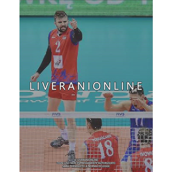 2016.07.16 Krakow Siatkowka mezczyzn Liga Swiatowa 2016 Finaly polfinal Serbia - Wlochy N/z Uros Kovacevic (SRB) Foto Lukasz Laskowski / PressFocus 2016.07.16 Men Volleyball World League Finals semifinal game Serbia vs Italy Uros Kovacevic (SRB) Credit: Lukasz Laskowski / PressFocus / NEWSPIX.PL AG ALDO LIVERANI SAS ONLY ITALY