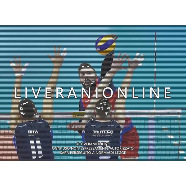 2016.07.16 Krakow Siatkowka mezczyzn Liga Swiatowa 2016 Finaly polfinal Serbia - Wlochy N/z Uros Kovacevic (SRB) Foto Lukasz Laskowski / PressFocus 2016.07.16 Men Volleyball World League Finals semifinal game Serbia vs Italy Uros Kovacevic (SRB) Credit: Lukasz Laskowski / PressFocus / NEWSPIX.PL AG ALDO LIVERANI SAS ONLY ITALY