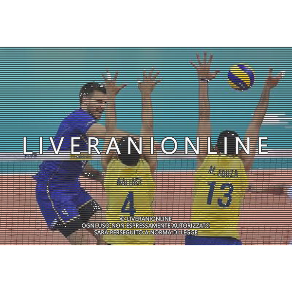 2016.07.16 Krakow Siatkowka mezczyzn Liga Swiatowa 2016 Finaly polfinal Francja - Brazylia N/z Antonin Rouzier (FRA) Foto Lukasz Laskowski / PressFocus 2016.07.16 Men Volleyball World League Finals semifinal game France vs Brazil Antonin Rouzier (FRA) Credit: Lukasz Laskowski / PressFocus / NEWSPIX.PL --- Newspix.pl AG ALDO LIVERANI SAS ONLY ITALY *** Local Caption *** www.newspix.pl mail us: info@newspix.pl call us: 0048 022 23 22 222 --- Polish Picture Agency by Ringier Axel Springer Poland