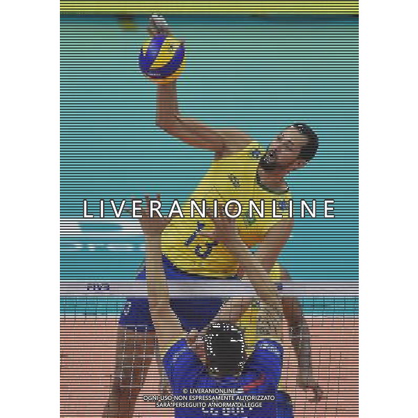 2016.07.16 Krakow Siatkowka mezczyzn Liga Swiatowa 2016 Finaly polfinal Francja - Brazylia N/z Mauricio Souza (BRA) Foto Lukasz Laskowski / PressFocus 2016.07.16 Men Volleyball World League Finals semifinal game France vs Brazil Mauricio Souza (BRA) Credit: Lukasz Laskowski / PressFocus / NEWSPIX.PL --- Newspix.pl AG ALDO LIVERANI SAS ONLY ITALY *** Local Caption *** www.newspix.pl mail us: info@newspix.pl call us: 0048 022 23 22 222 --- Polish Picture Agency by Ringier Axel Springer Poland