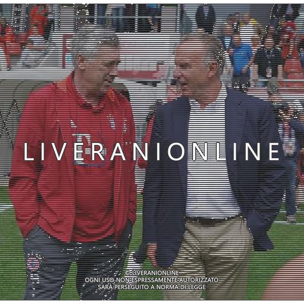 firo : 16.07.2016, Fu§ball, 1.Bundesliga, Saison 2016/2017, Testspiel, SV Lippstadt 08 - FC Bayern MŸnchen Trainer Carlo ANCELOTTI mit Vorstand Karl-Heinz RUMMENIGGE $worldrights,Es gelten unsere AGB, einsehbar auf www.firosportphoto.de, copyright by firo sportphoto: Coesfelder Str. 207 D-48249 DŸlmen www.firosportphoto.de mail@firosportphoto.de (V o l k s b a n k B o c h u m - W i t t e n ) BLZ.: 430 601 29 Kt. Nr.: 341 117 100 Tel:Ê +49-2594-9916004 Fax:Ê+49-2594-9916005 AG ALDO LIVERANI SAS ONLY ITALY