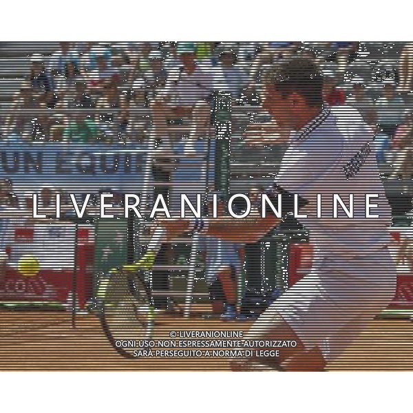 Coppa Davis, Italia vs Argentina, Quarti di finale del gruppo mondiale Davis Cup BNP Paribas, Terzo giorno, FABIO FOGNINI vs FEDERICO DELBONIS, 17/07/2016, nella foto: FEDERICO DELBONIS, ©Claudio Zamagni/Agenzia Aldo Liverani s.a.s.