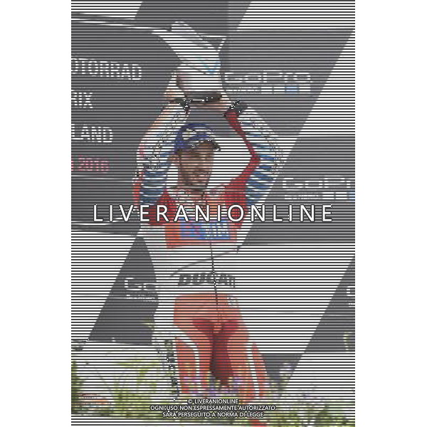 17.07.2016. Sachsenring, Germania. Andrea Dovizioso (Ducati) MotoGp Gara Motomondiale Â© PIAZZOLLA / AGENZIA ALDO LIVERANI SAS