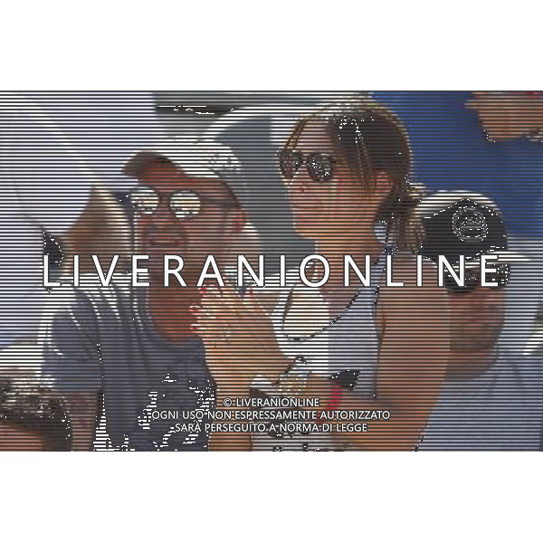 Coppa Davis, Italia vs Argentina, Quarti di finale del gruppo mondiale Davis Cup BNP Paribas, Terzo giorno, FABIO FOGNINI vs FEDERICO DELBONIS, 17/07/2016, nella foto: FLAVIA PENNETTA, Â©Claudio Zamagni/Agenzia Aldo Liverani s.a.s. / AGENZIA ALDO LIVERANI SAS