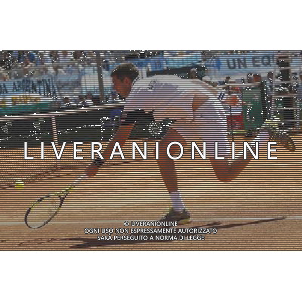 Coppa Davis, Italia vs Argentina, Quarti di finale del gruppo mondiale Davis Cup BNP Paribas, Terzo giorno, FABIO FOGNINI vs FEDERICO DELBONIS, 17/07/2016, nella foto: FEDERICO DELBONIS, Â©Claudio Zamagni/Agenzia Aldo Liverani s.a.s. / AGENZIA ALDO LIVERANI SAS