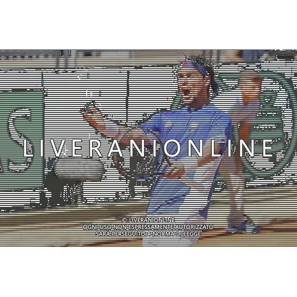 Coppa Davis, Italia vs Argentina, Quarti di finale del gruppo mondiale Davis Cup BNP Paribas, Terzo giorno, FABIO FOGNINI vs FEDERICO DELBONIS, 17/07/2016, nella foto: FABIO FOGNINI, Â©Claudio Zamagni/Agenzia Aldo Liverani s.a.s. / AGENZIA ALDO LIVERANI SAS