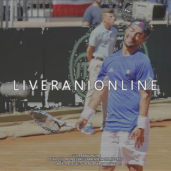 Coppa Davis, Italia vs Argentina, Quarti di finale del gruppo mondiale Davis Cup BNP Paribas, Terzo giorno, FABIO FOGNINI vs FEDERICO DELBONIS, 17/07/2016, nella foto: FABIO FOGNINI, Â©Claudio Zamagni/Agenzia Aldo Liverani s.a.s. / AGENZIA ALDO LIVERANI SAS