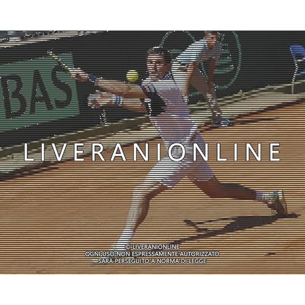 Coppa Davis, Italia vs Argentina, Quarti di finale del gruppo mondiale Davis Cup BNP Paribas, Terzo giorno, FABIO FOGNINI vs FEDERICO DELBONIS, 17/07/2016, nella foto: FEDERICO DELBONIS, Â©Claudio Zamagni/Agenzia Aldo Liverani s.a.s. / AGENZIA ALDO LIVERANI SAS