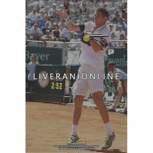 Coppa Davis, Italia vs Argentina, Quarti di finale del gruppo mondiale Davis Cup BNP Paribas, Terzo giorno, FABIO FOGNINI vs FEDERICO DELBONIS, 17/07/2016, nella foto: FEDERICO DELBONIS, Â©Claudio Zamagni/Agenzia Aldo Liverani s.a.s. / AGENZIA ALDO LIVERANI SAS